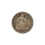 USA, 1854-O 10 CENTS/DIME.