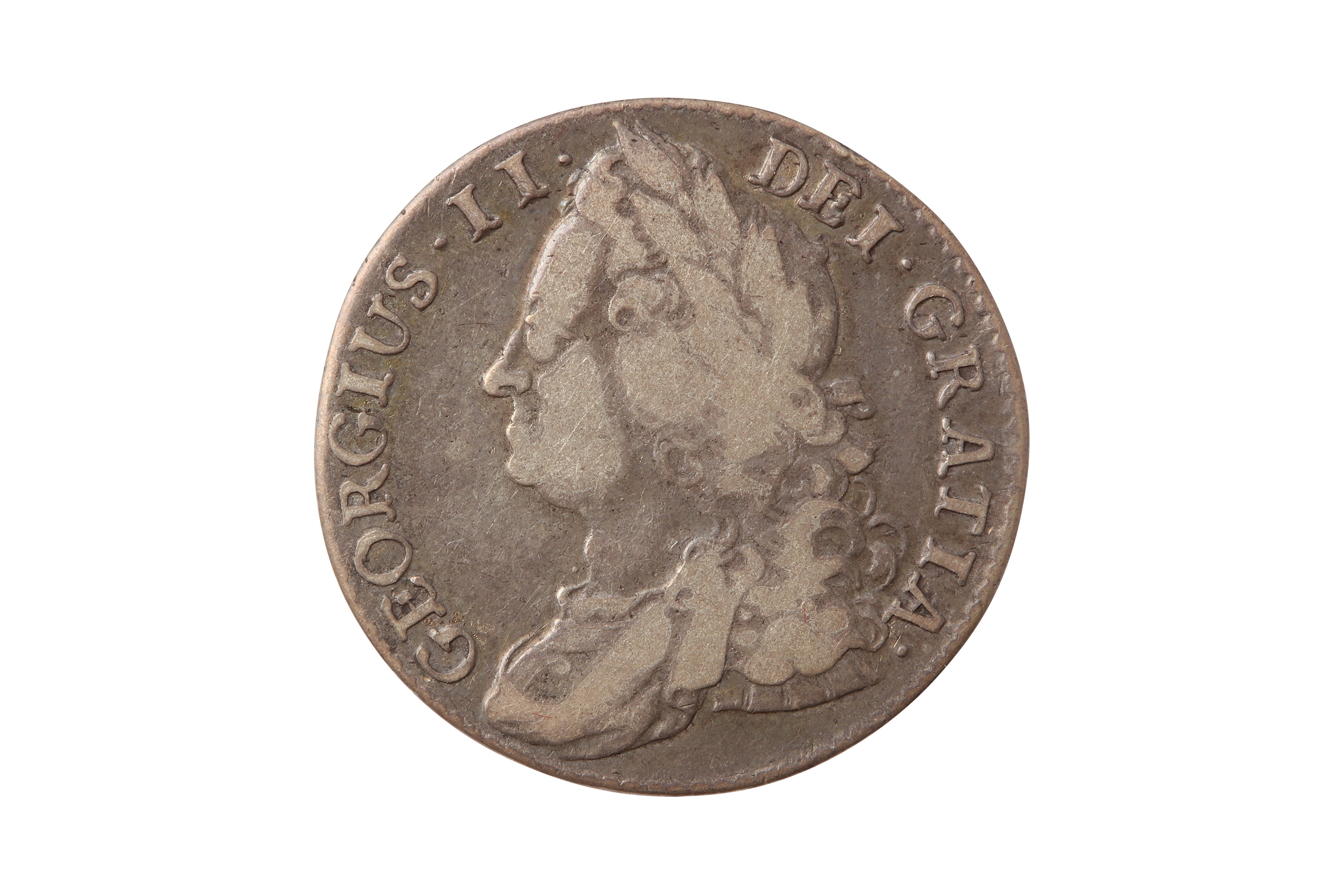 GEORGE II (1727 - 1760), 1745 SHILLING.