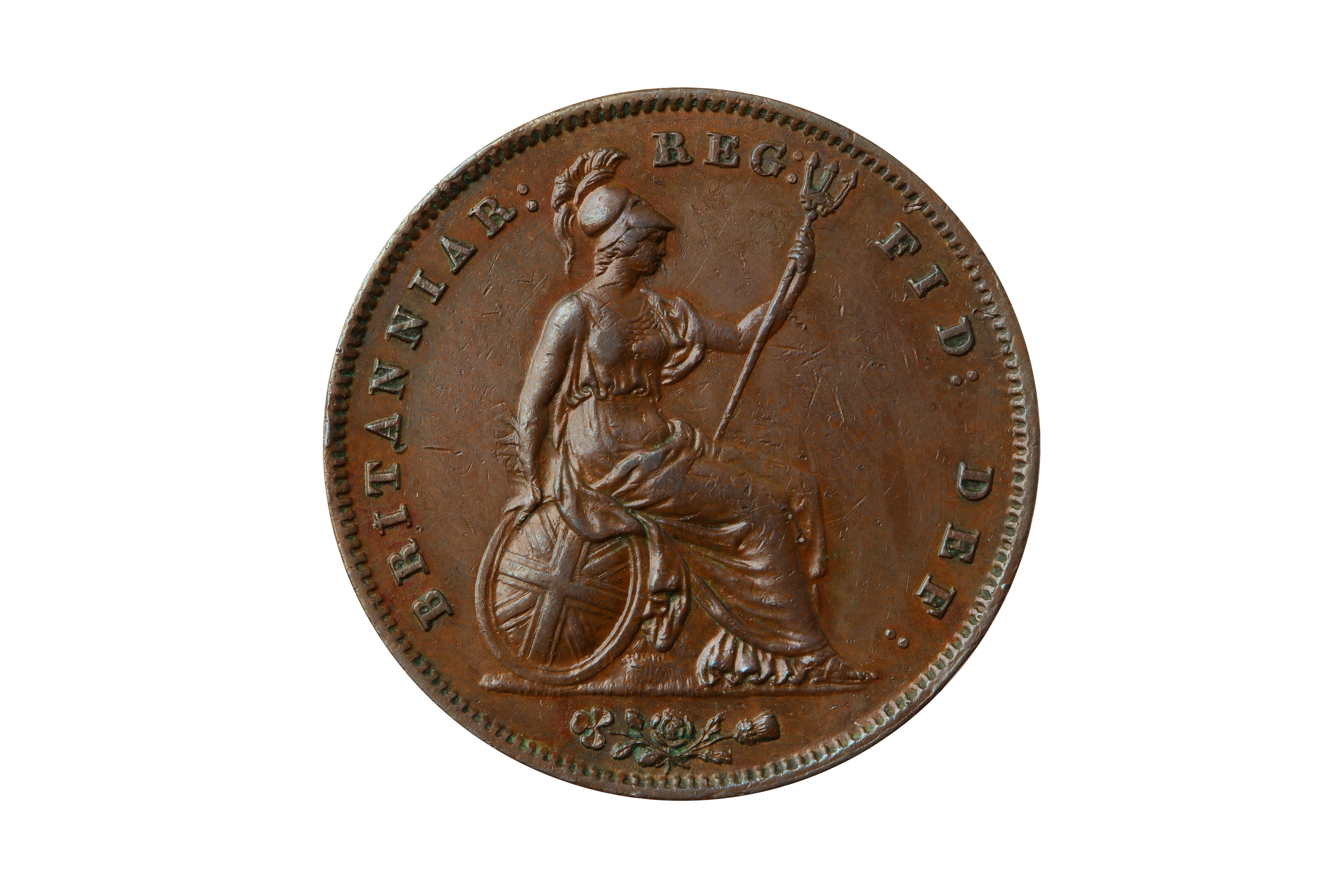 VICTORIA (1837 - 1901), 1858/7 PENNY.  - Image 2 of 2