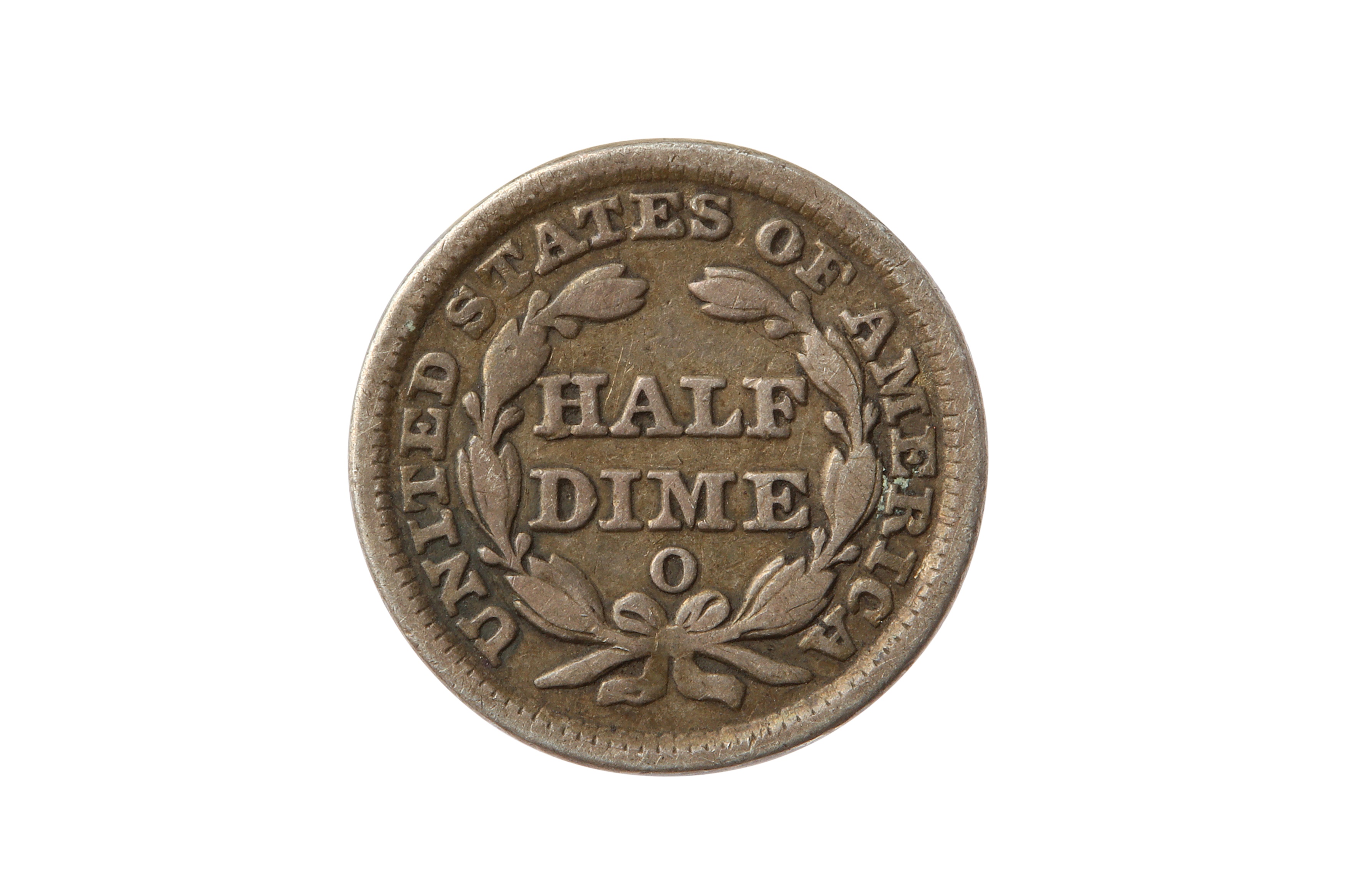 USA, 1851-O 5 CENTS/HALF DIME. - Bild 2 aus 2