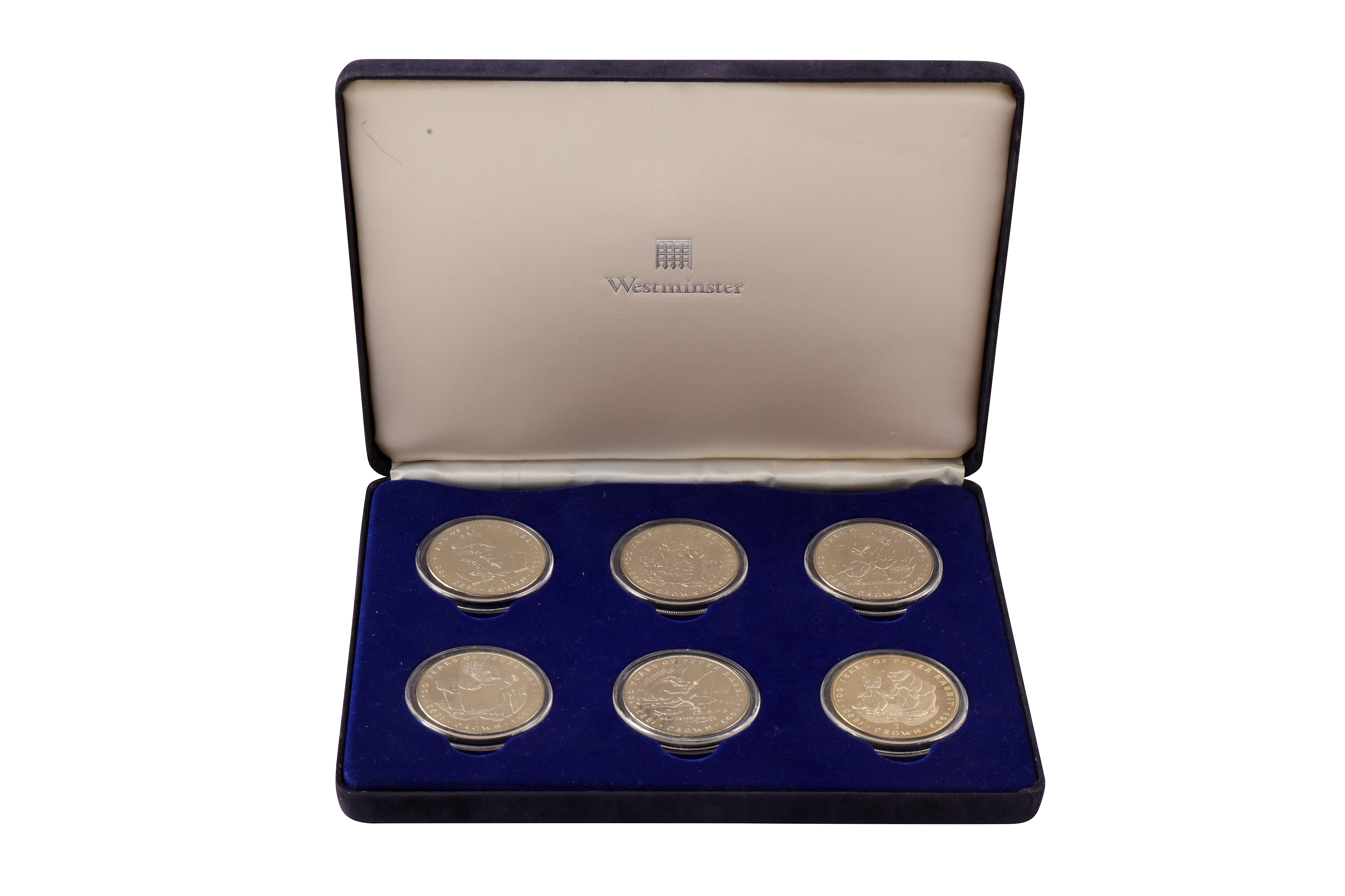 GIBRALTAR, '100 YEARS OF PETER RABBIT' SILVER 6-COIN SET. - Bild 2 aus 2