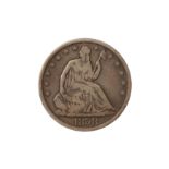 USA, 1858-O 50 CENTS/HALF DOLLAR.