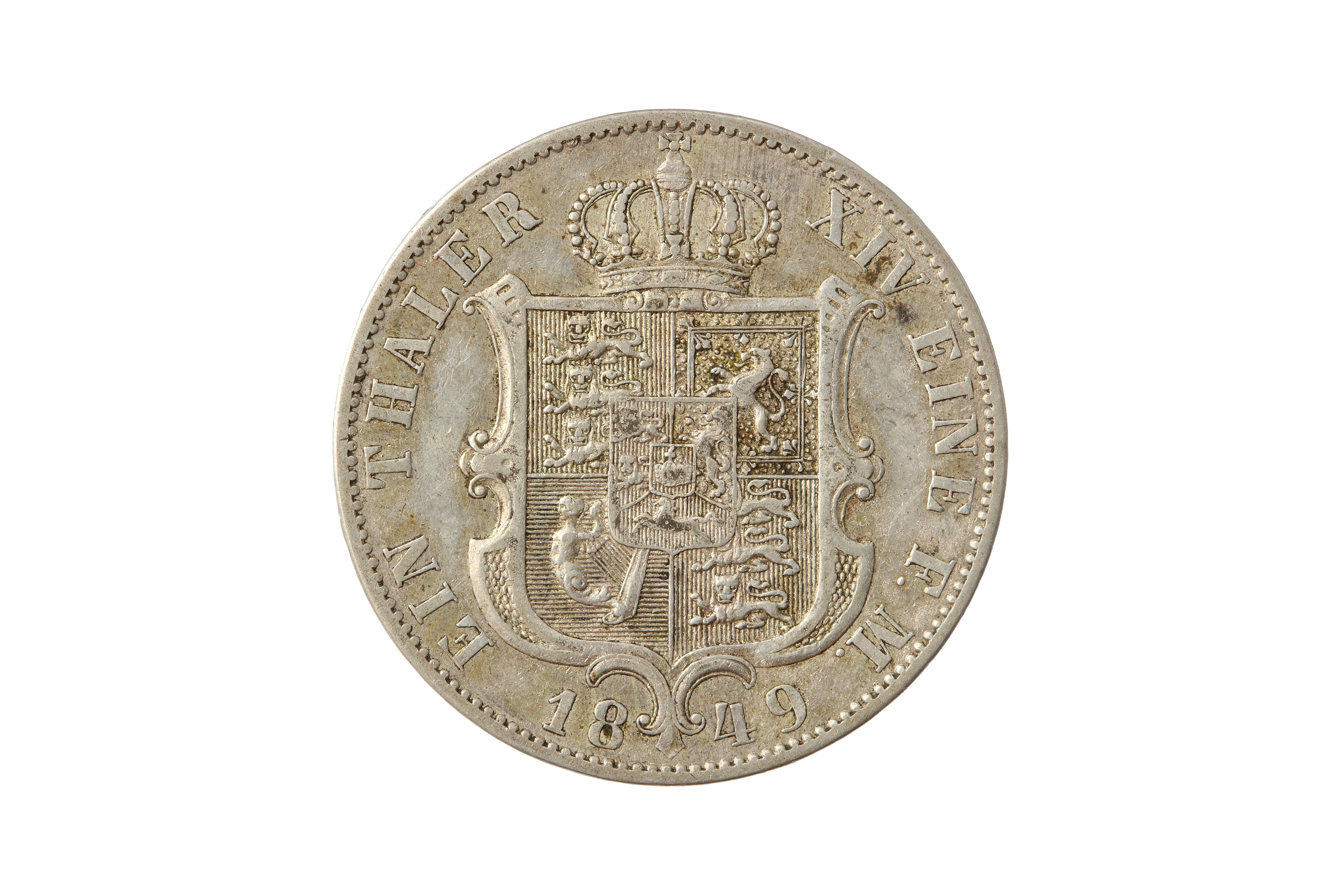 GERMAN STATES, HANOVER, ERNST AUGUST I (1837 - 1851), 1849 THALER. - Bild 2 aus 2