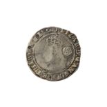 ELIZABETH I (1558 - 1603), 1596 SIXPENCE.