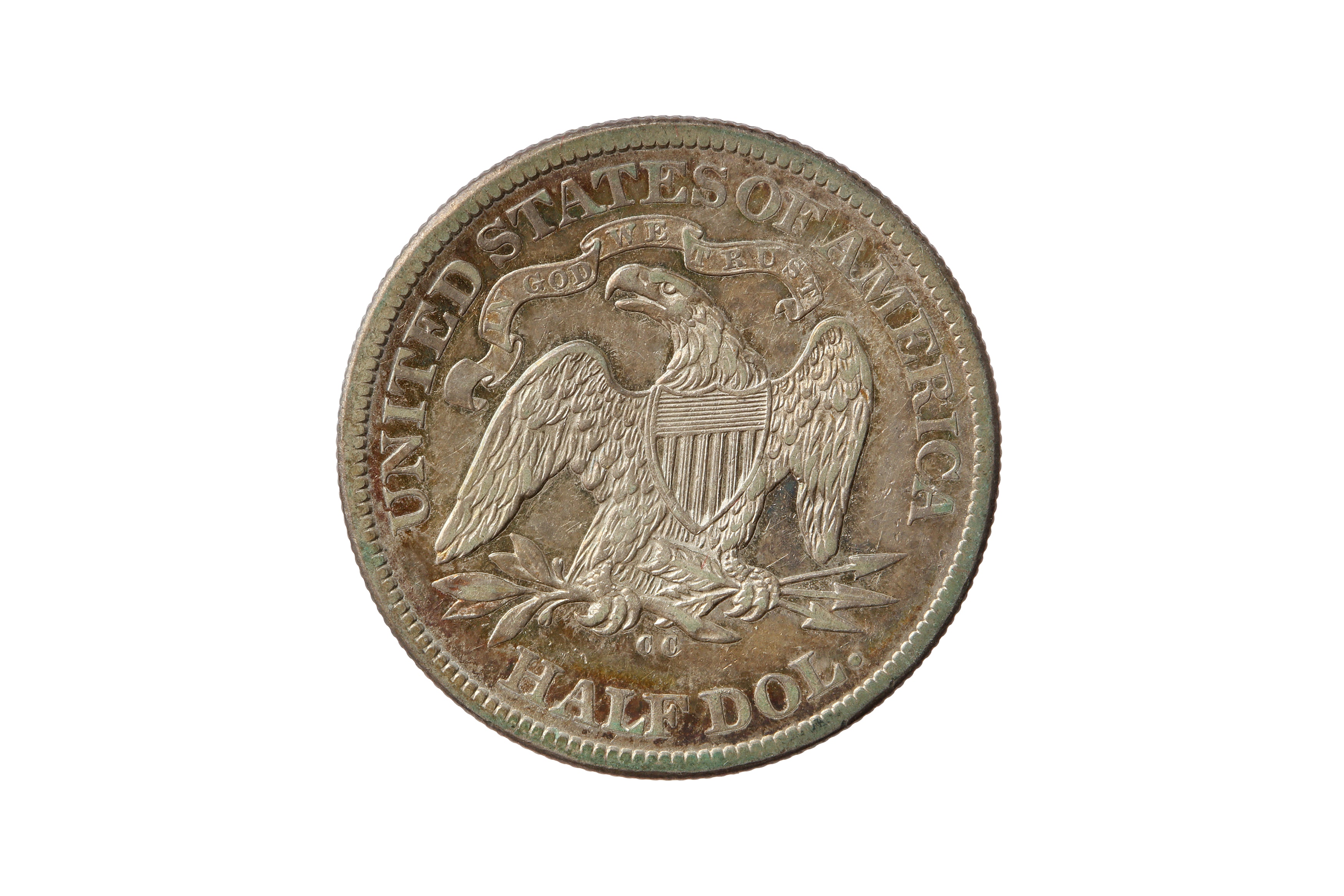 USA, 1876-CC 50 CENTS/HALF DOLLAR. - Image 2 of 2