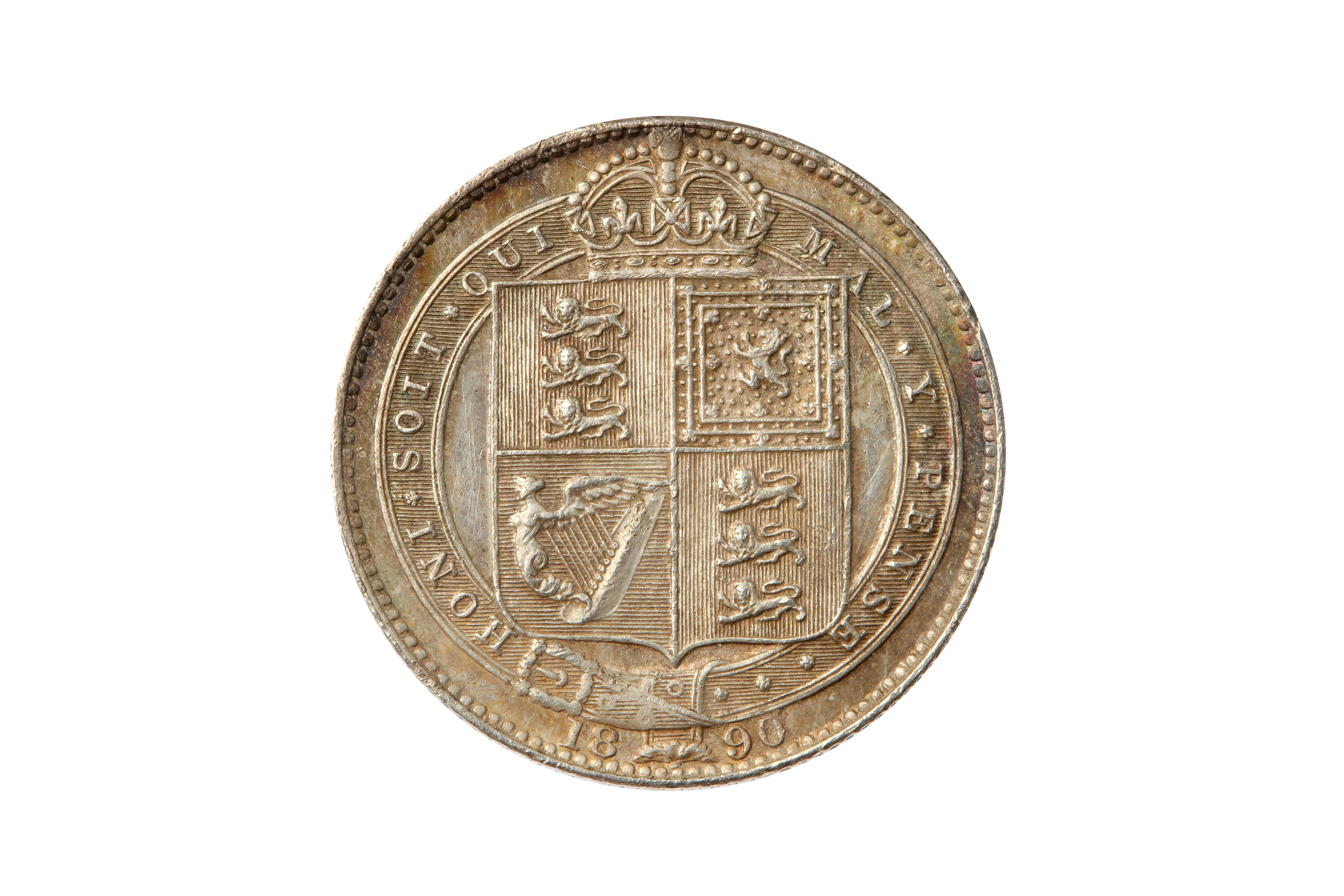 VICTORIA (1837 - 1901), 1890 SHILLING.  - Image 2 of 2