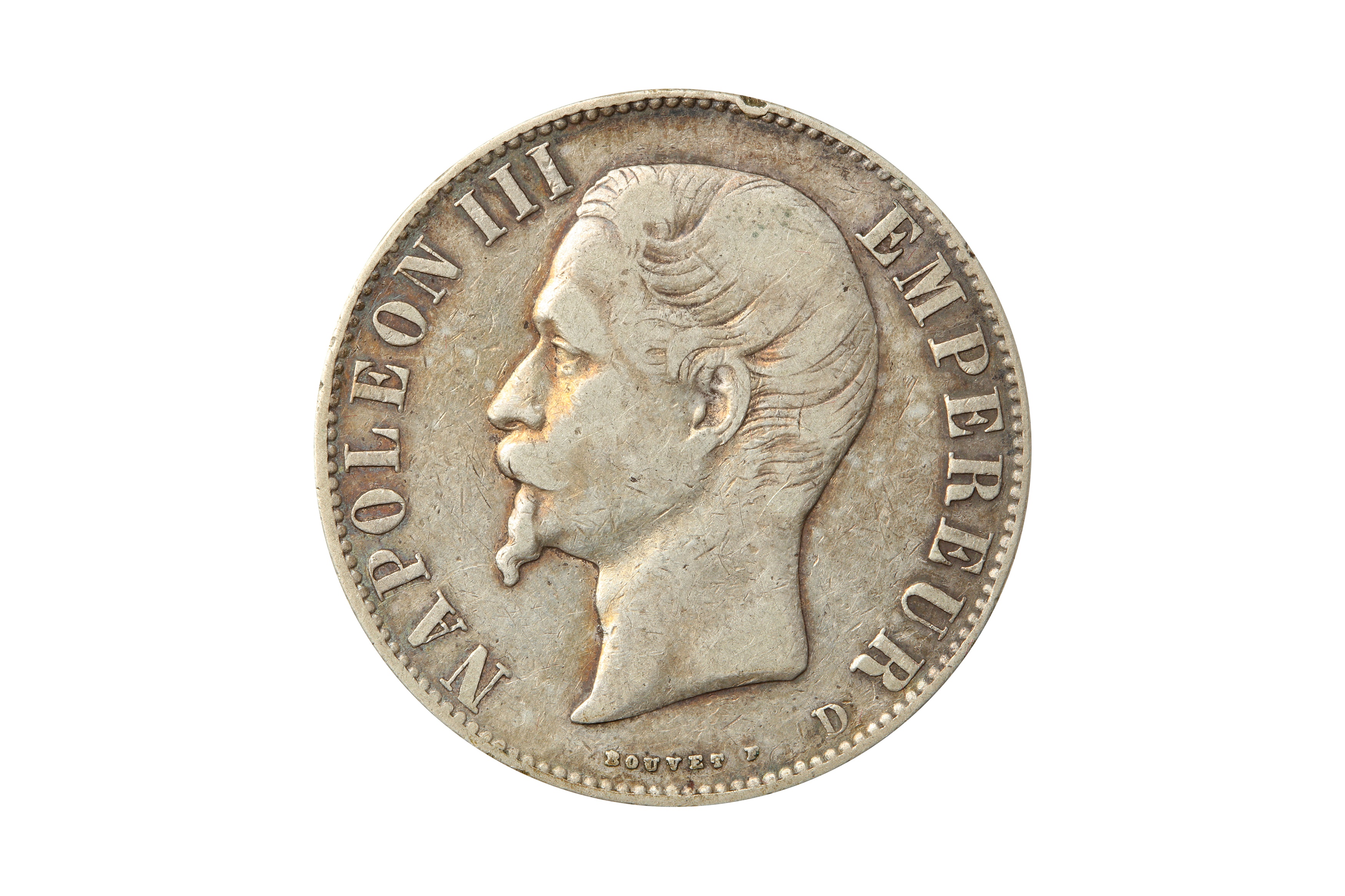 FRANCE, NAPOLEON III (1852 - 1870), 1856-D 5 FRANCS.