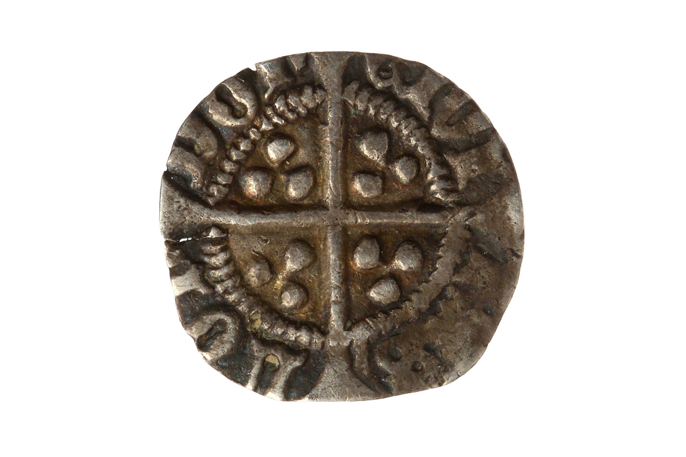 HENRY VI (FIRST REIGN, 1422 - 1461) LEAF TREFOIL ISSUE, LONDON MINT HALFPENNY. - Bild 2 aus 2