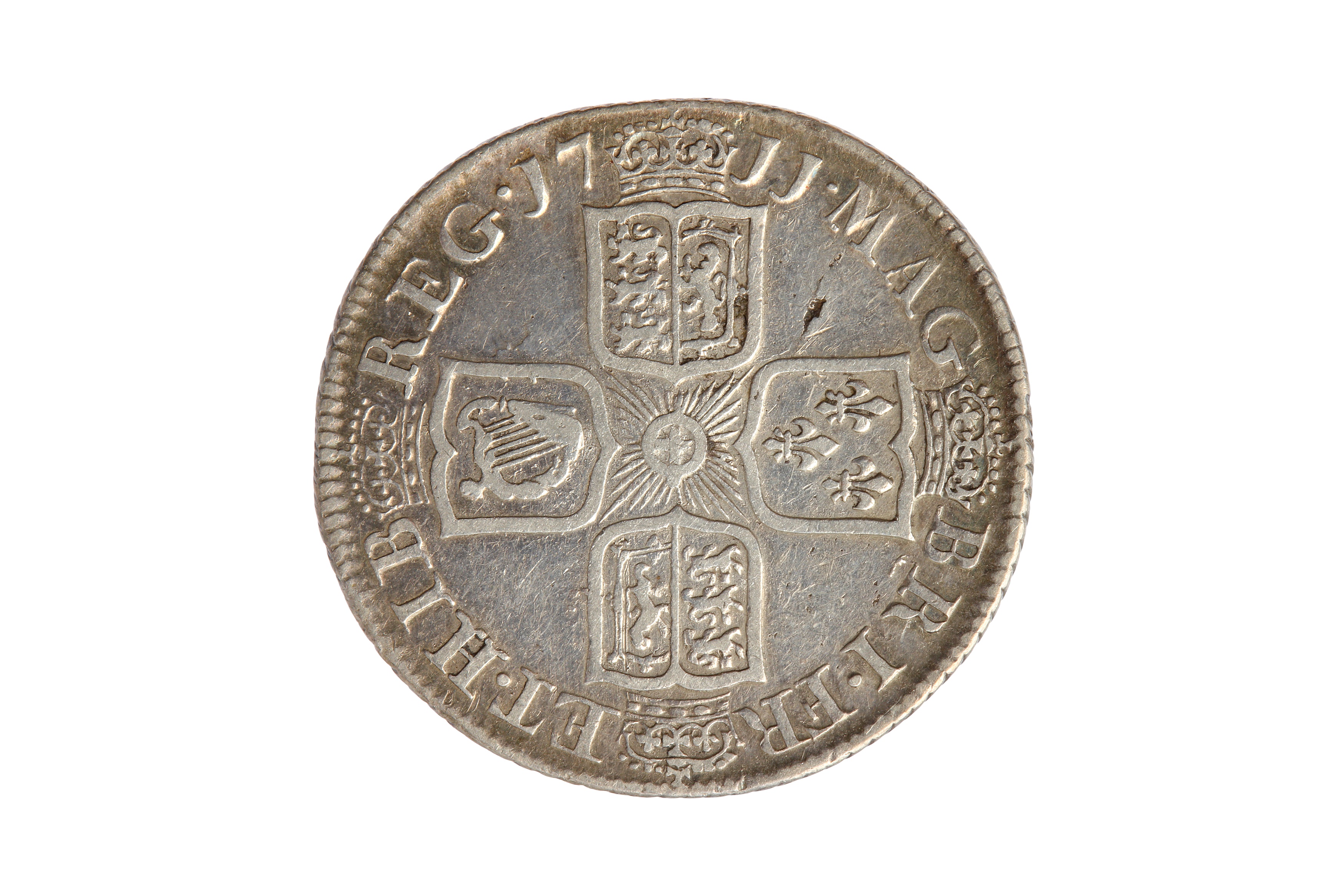 ANNE (1702 - 1714), 1711 SHILLING. - Image 2 of 2
