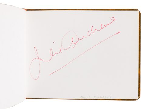 From a Gentleman's Collection. Autograph Albums Incl. Julie Andrews - Image 1 of 7