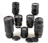 A Group of Canon & Canon Fit Lenses.