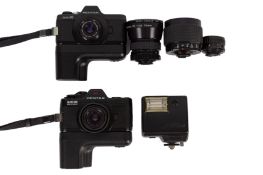 An Extensive Pentax 110 Camera Outfit