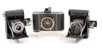 Three Uncommon 127 Roll Film Cameras.