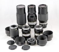 Nikon Manual Focus Telephoto Lenses & Converters.