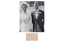 Edward and Wallis, the Duke and Duchess of Windsor