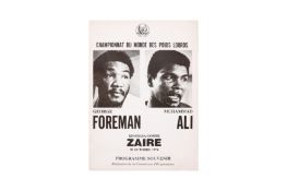 The Rumble in the Jungle.- Muhammad Ali vs George Foreman