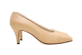 Chanel Beige Classic Heeled Pump - Size 39