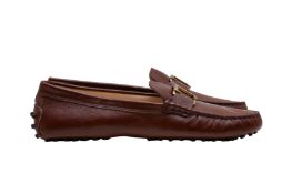 Tod's Brown T Timeless Gommino Driving Loafer - Size 37