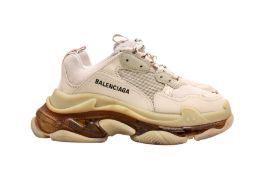 Balenciaga Sand Clear Sole Triple S Trainer - Size 37