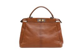 Fendi Brown Medium Peekaboo Bag