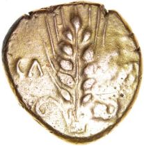 Cunobelinus Classic A. Catuvellauni & Trinovantes. c.AD8-41. Celtic gold stater. 15-17mm. 5.42g.