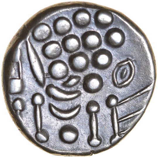 Cranborne Chase. Durotriges. c.58-40 BC. Celtic silver stater, prob.with a little gold. 18mm. 5.64g. - Image 2 of 2