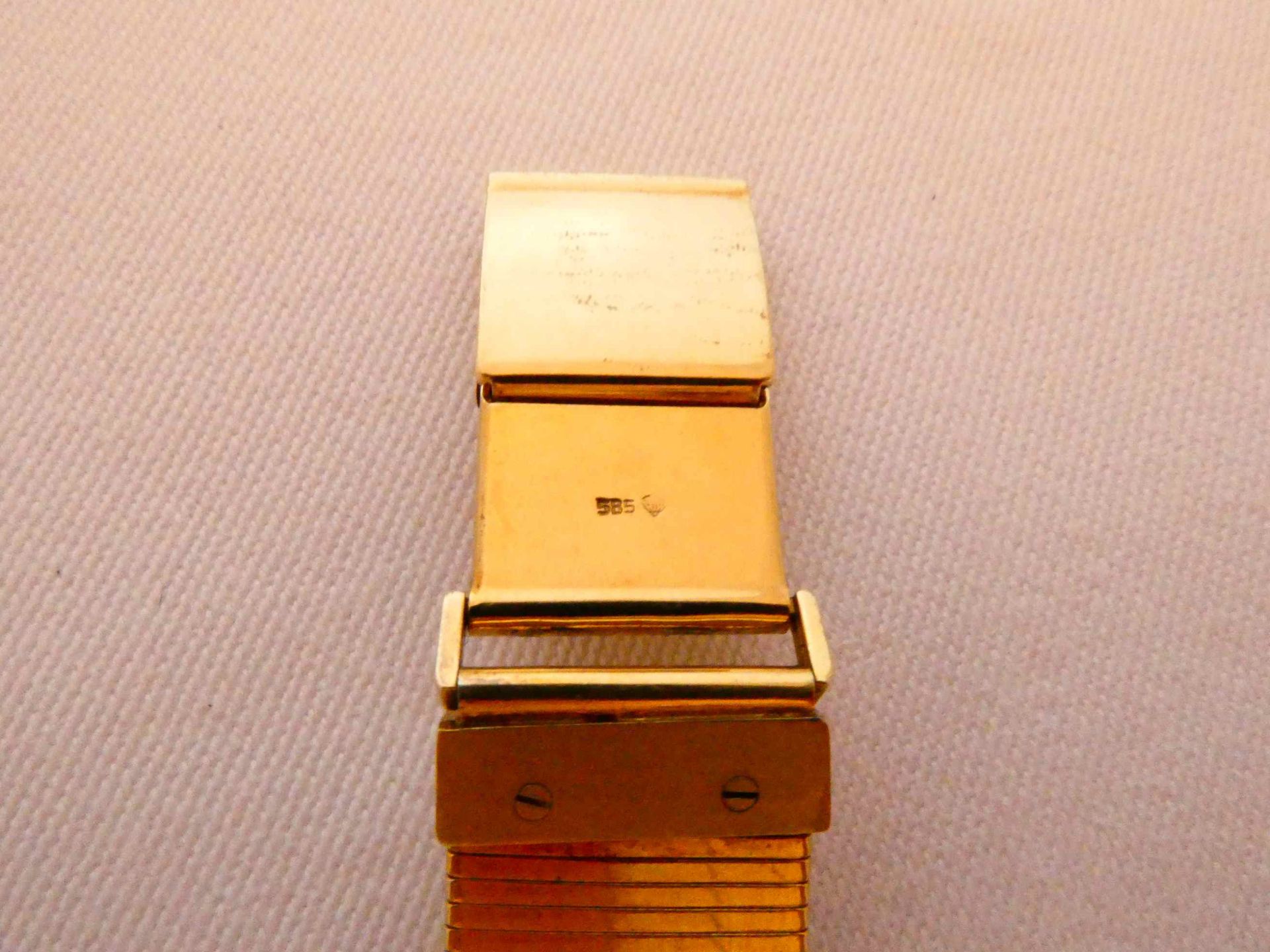 Cortebert Herrenuhr 14 Karat Gold - Image 8 of 9