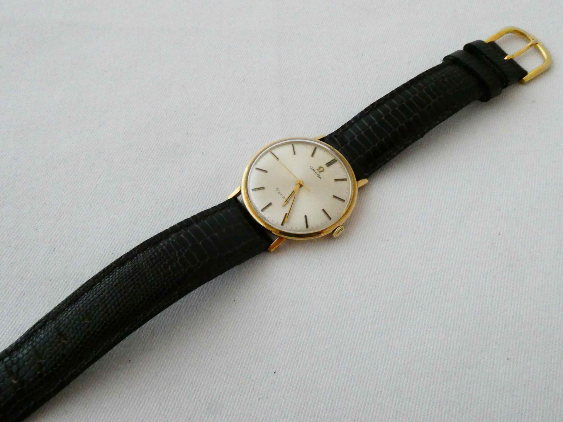 Omega Geneve Armbanduhr 14K Gold - Bild 5 aus 5