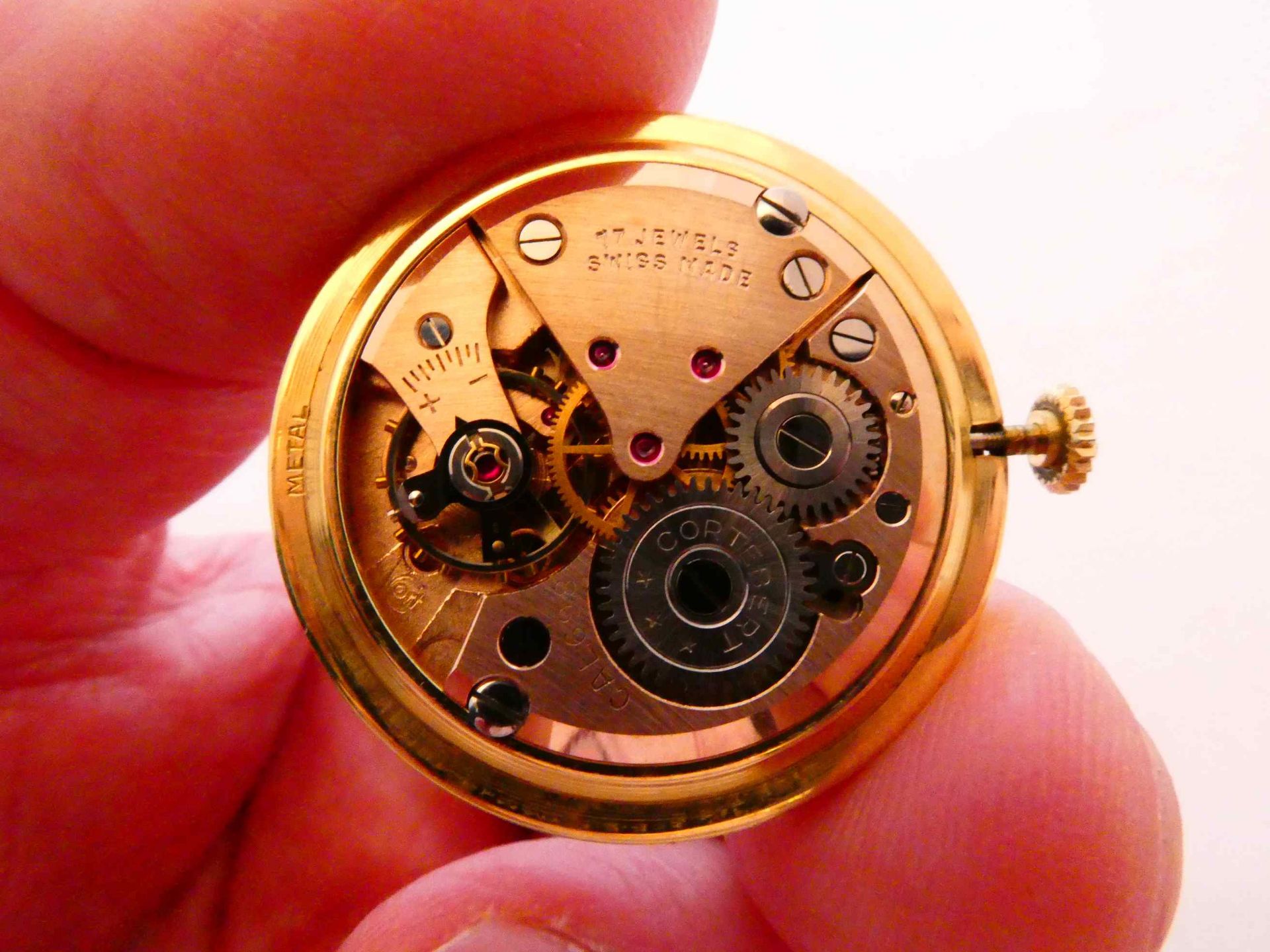 Cortebert Herrenuhr 14 Karat Gold - Image 3 of 9