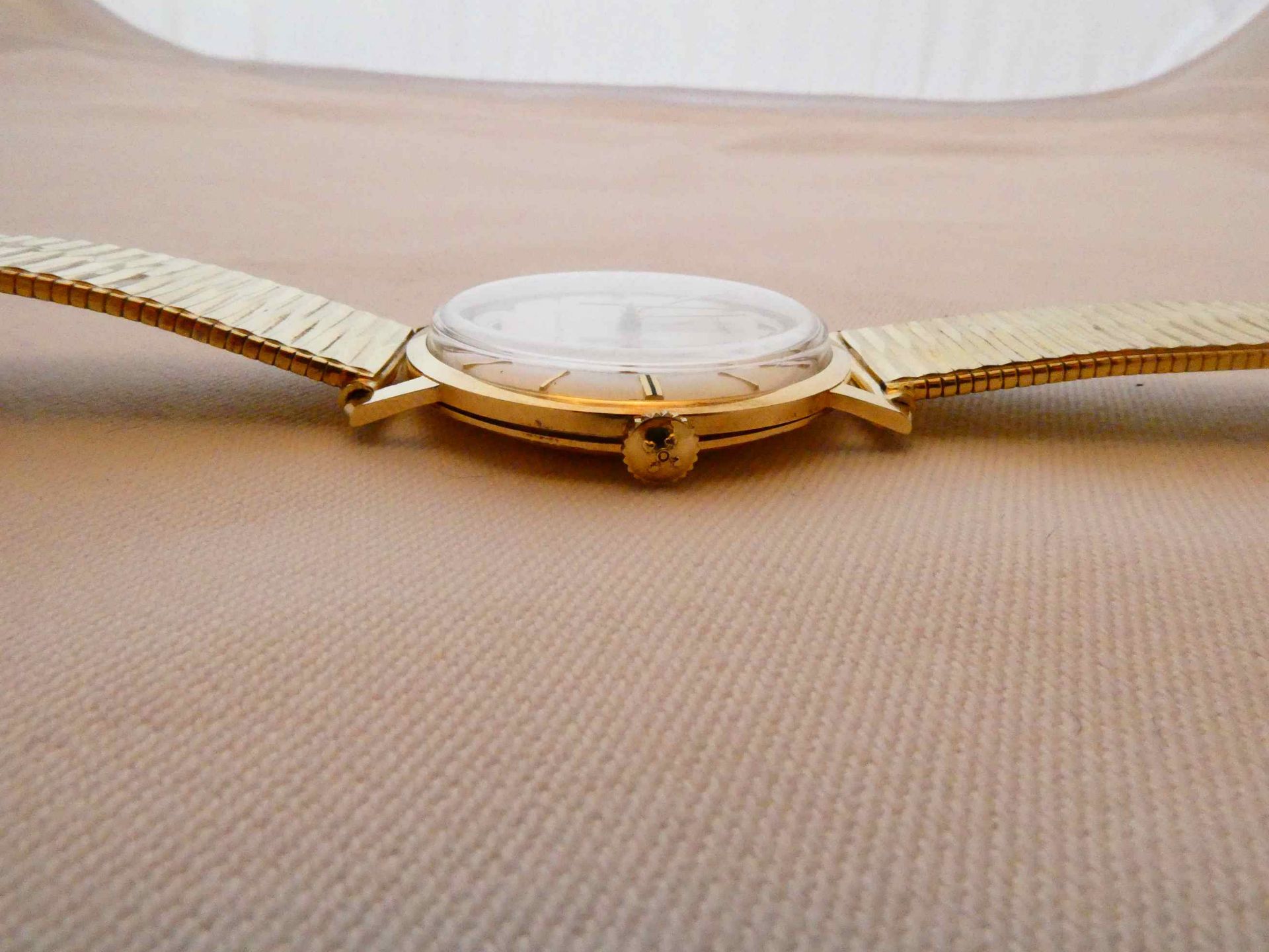 Cortebert Herrenuhr 14 Karat Gold - Bild 5 aus 9