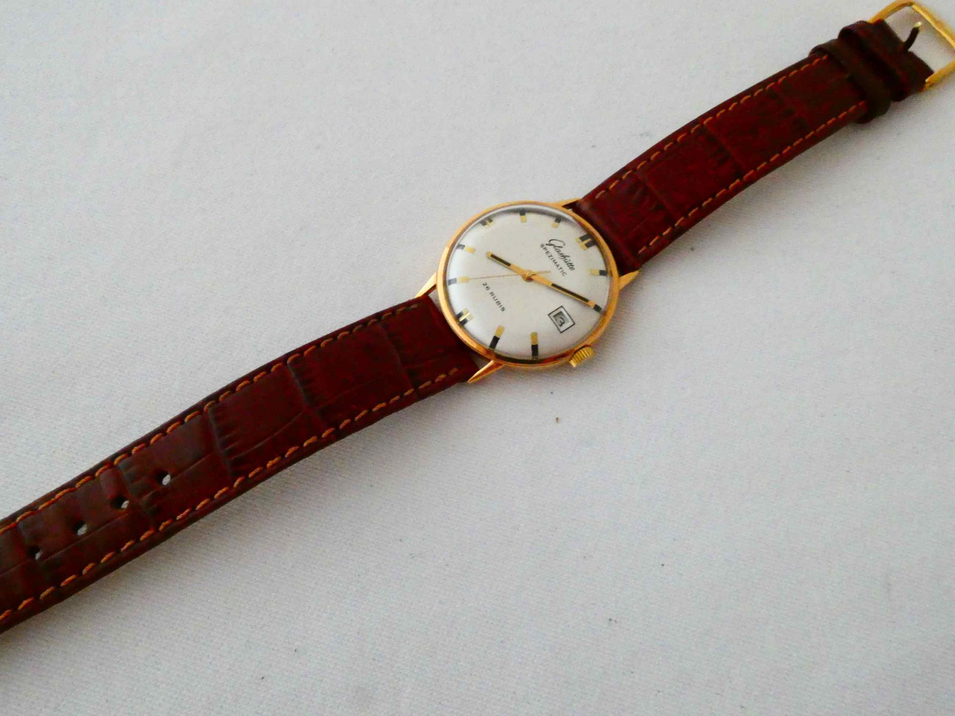 Glashütte Spezimatic in 14K Gold - Image 6 of 6