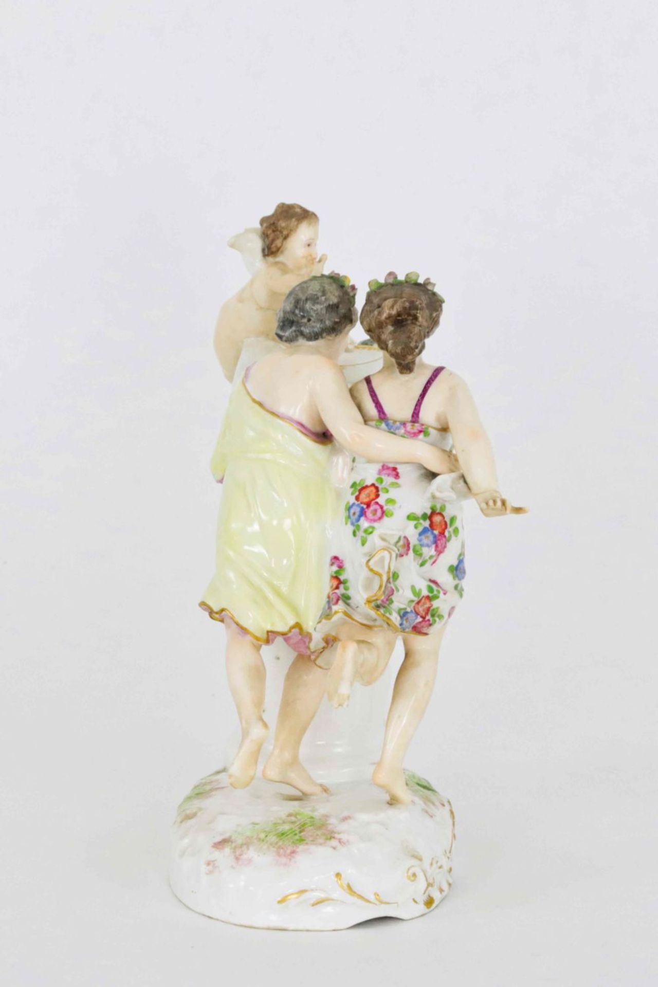 A Samson porcelain group, first half 20th century - Image 4 of 4