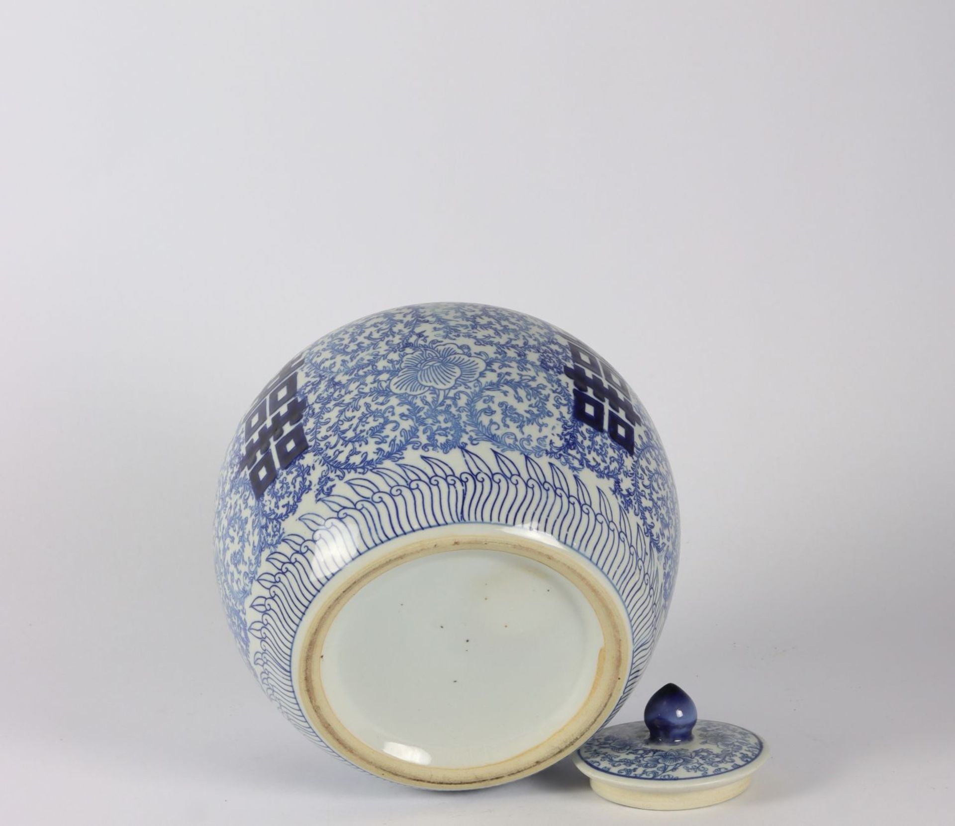 Chinese Blue And White Porcelain Ginger Jar, 19th/20th Century - Bild 3 aus 3