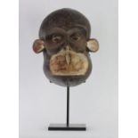 A Baule Monkey Mask, Ivory Coast, 20th Century