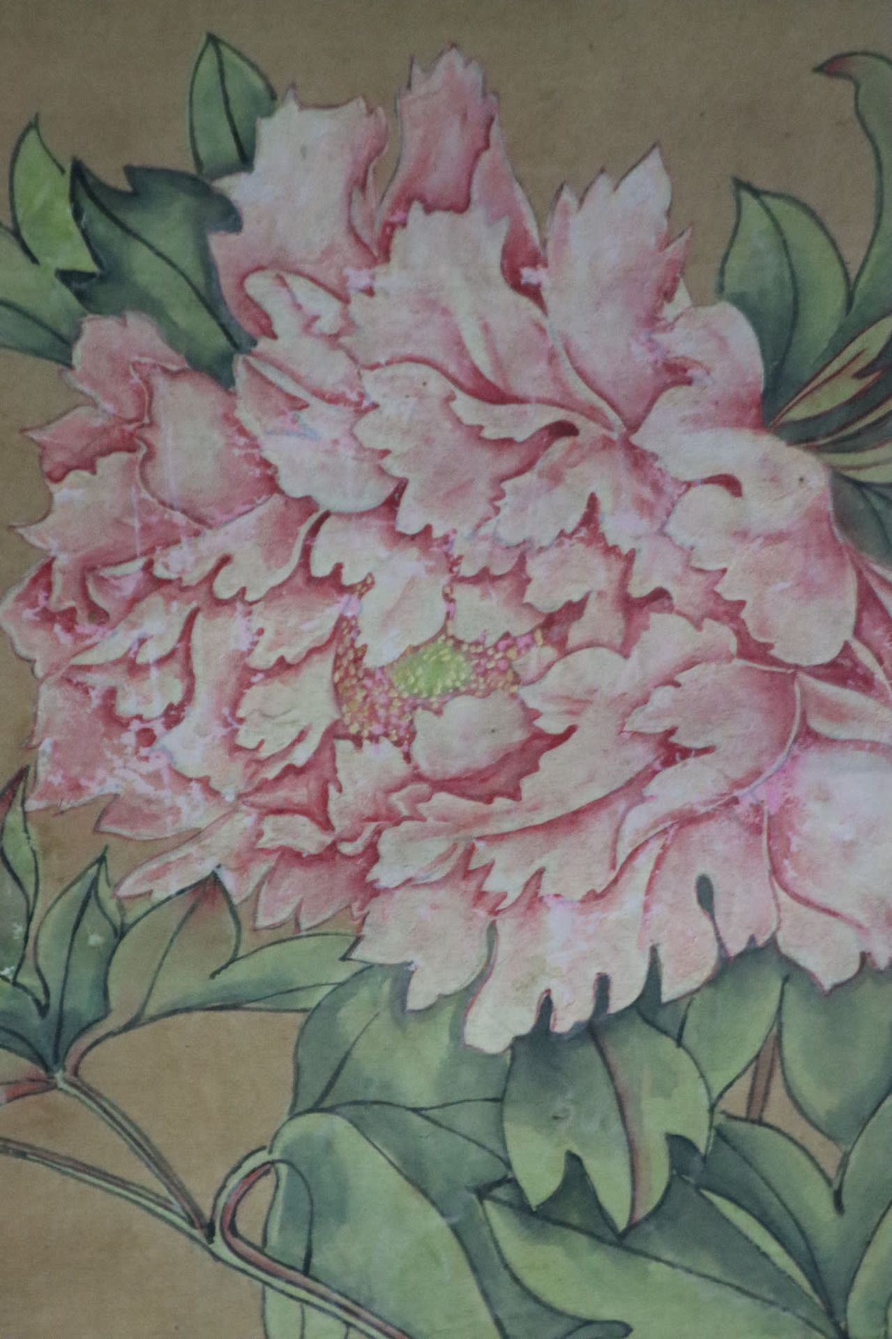Peonies, ink and colour on paper, Jiang Tingxi (1669-1732) attributed to. - Bild 6 aus 8