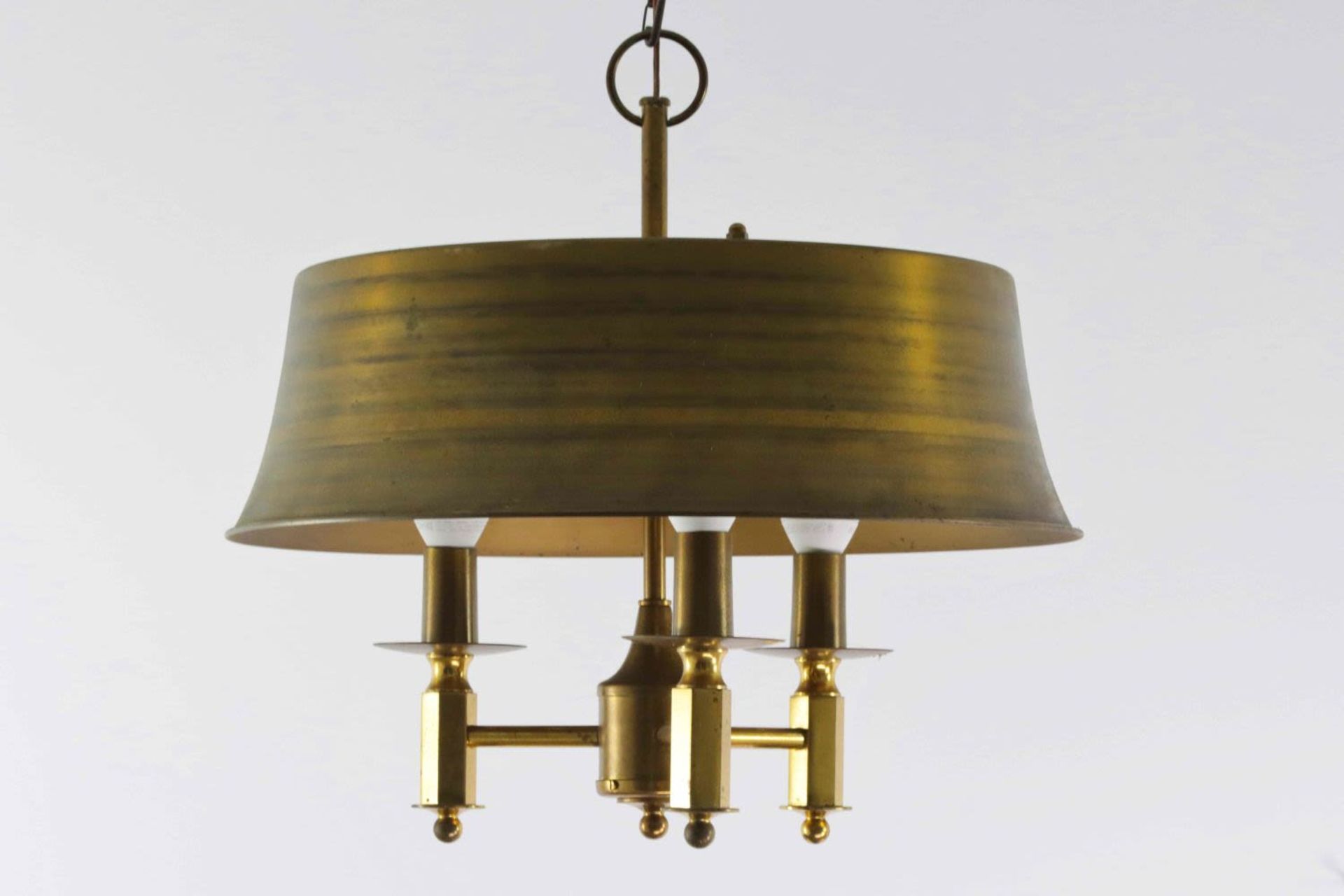 A brass ceiling lamp by New ÖIA, Sweden, 1950s