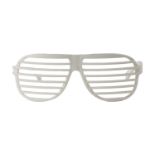 Alain Mikli x Kanye West Shutter Shades color white