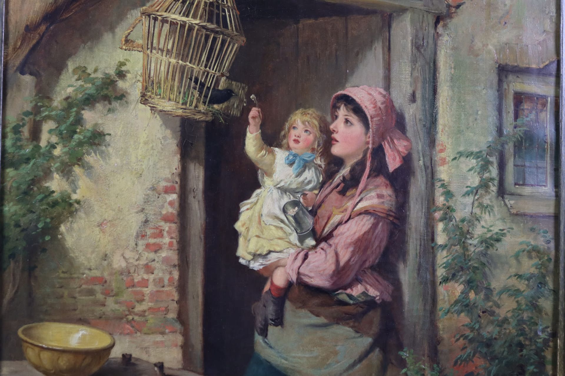 The Bird's Cage, Edward Charles Barnes (Active 1856-1882) - Bild 4 aus 5