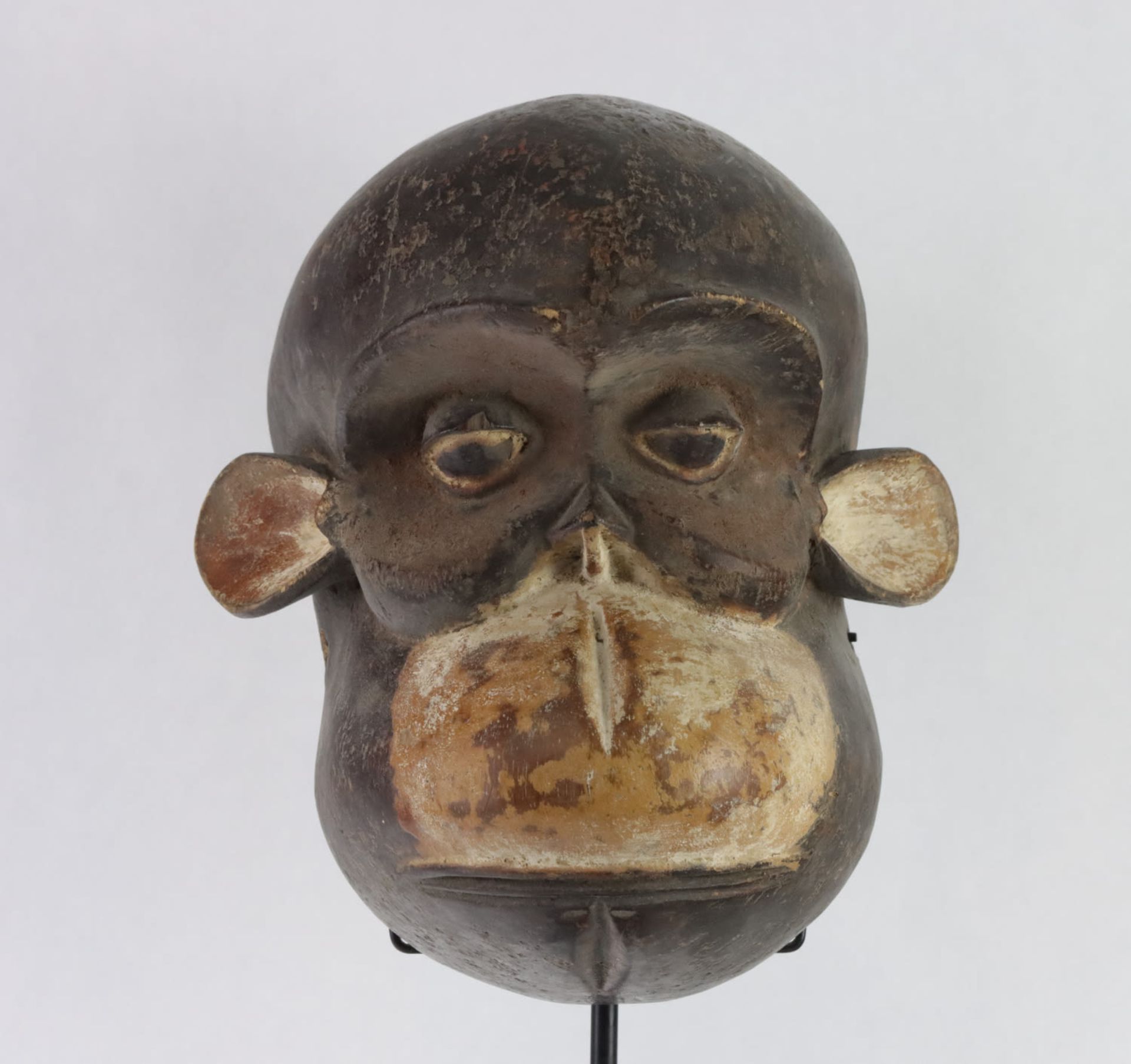 A Baule Monkey Mask, Ivory Coast, 20th Century - Image 2 of 5