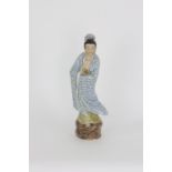 Porcelain statue of Guan Yin, China, Republic period.
