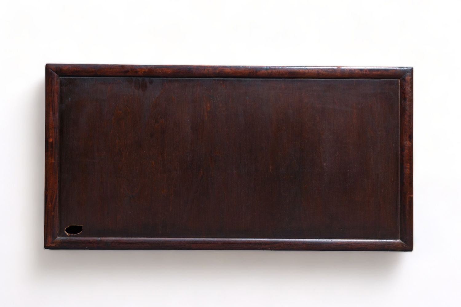 A low Chinese hongmu wooden two-door cupboard, 19th Century - Image 3 of 13