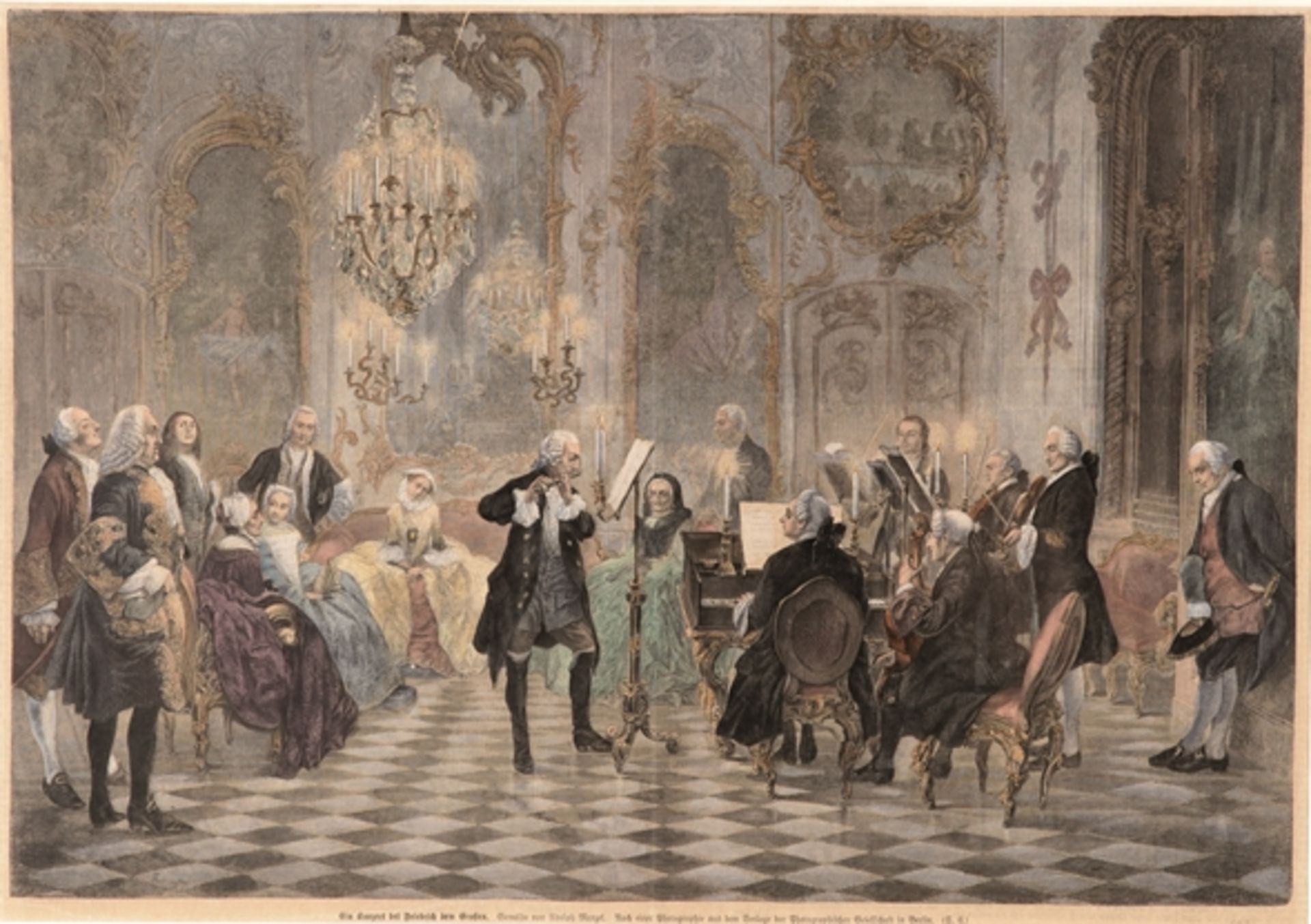 Ein Konzert bei Friedrich dem Großen