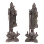 2 buddhistische Figuren