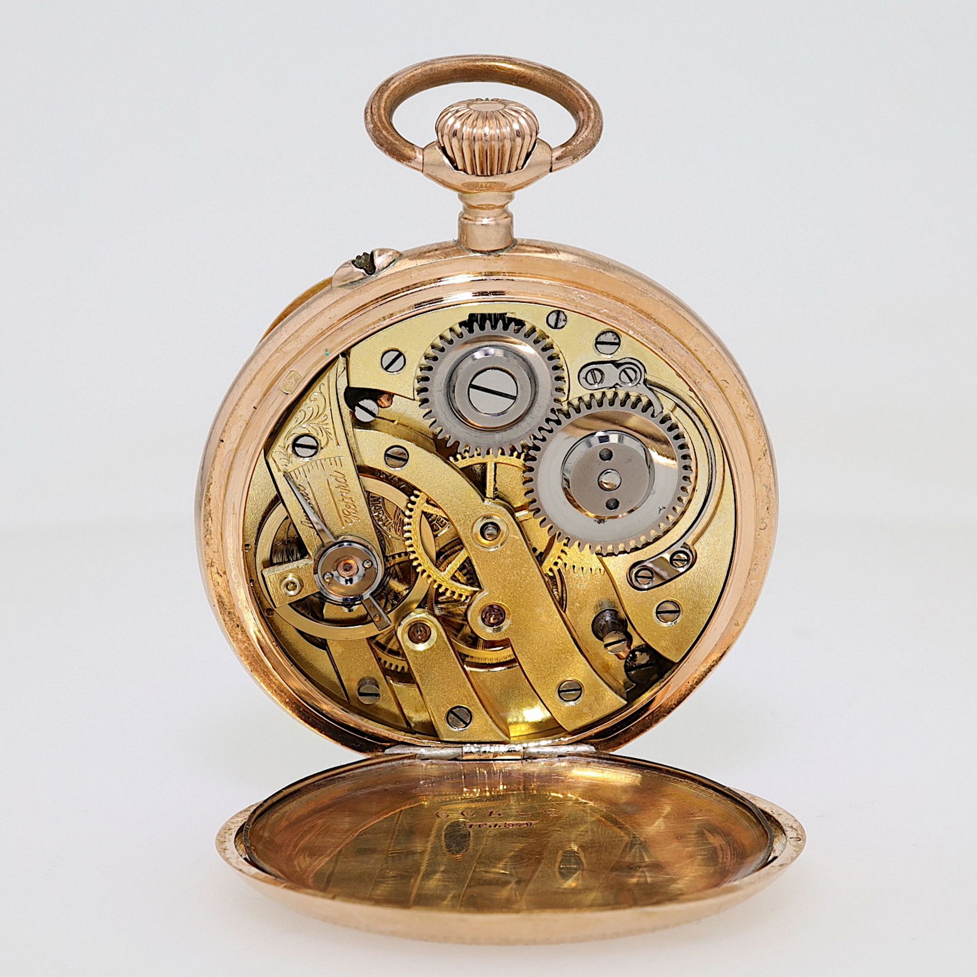 Golden pocket watch 585 gold - Image 4 of 8