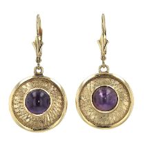 Ohrringe 585 Gold mit Amethysten