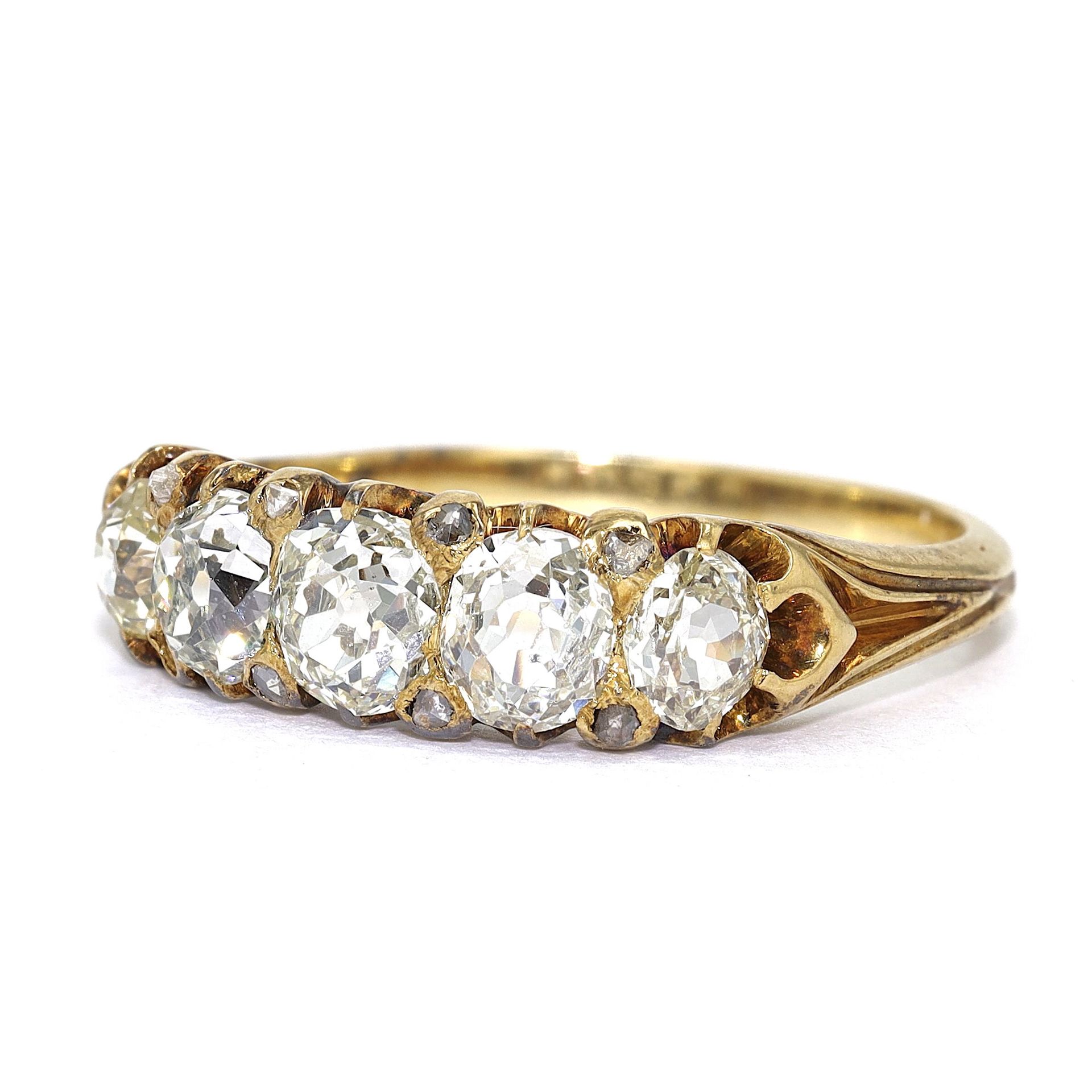 Ring ca. 750 gold with ca. 1,15 ct diamonds - Image 2 of 5