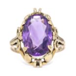 Ring 585 Gold, 1 Amethyst