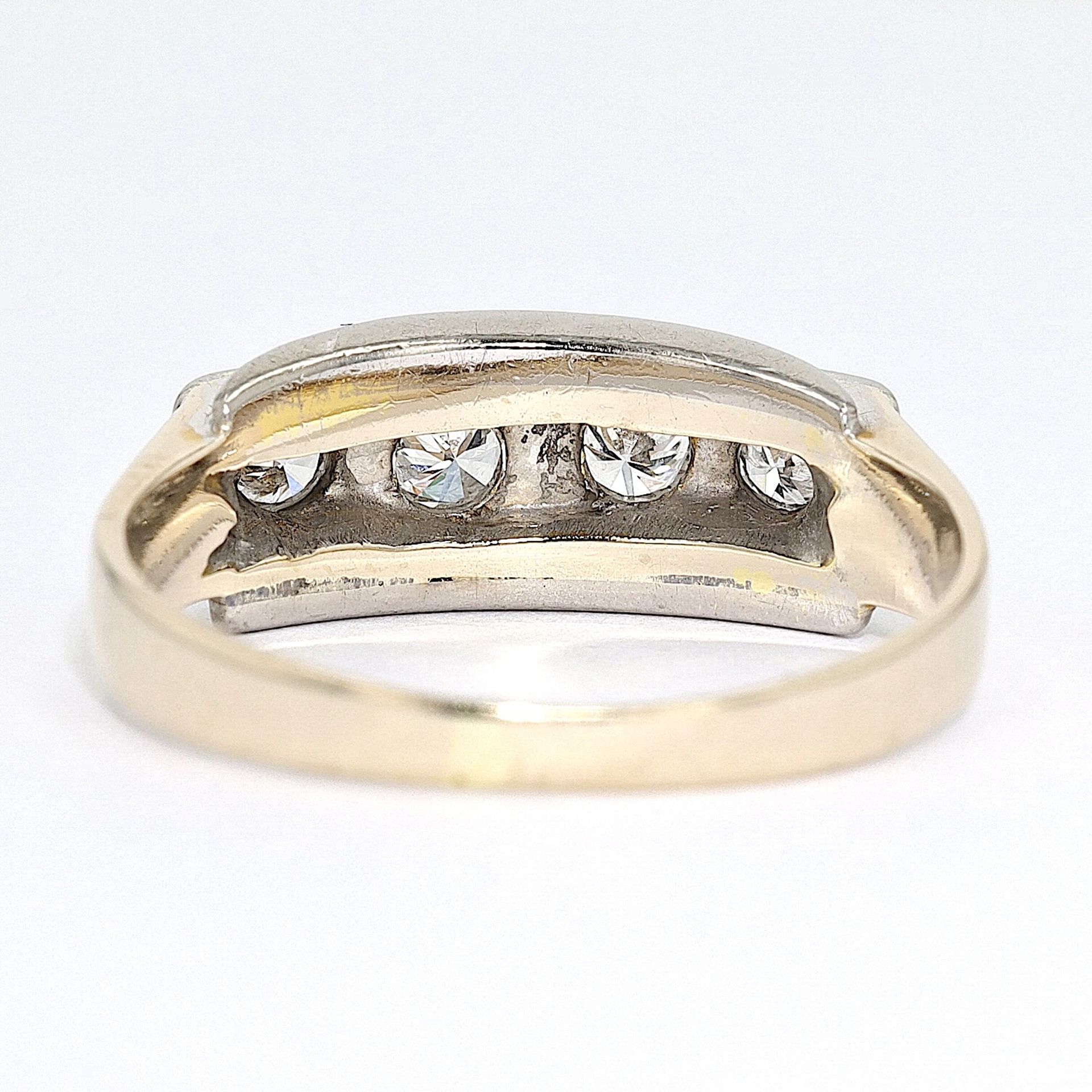 Ring 585 Gold mit Brillanten - Bild 4 aus 5