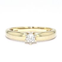 Ring 585 Gold mit einem Brillanten