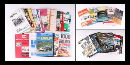 A quantity of assorted Motorsport Race programmes from the 1950's, 1960's and 1970's to include